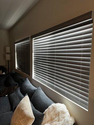 Blackout v. Regular closure on these gorgeous blinds