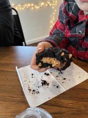 Chocolate PB - pb chips and PB dough inside!