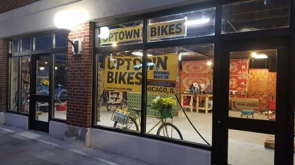 New location of Uptown Bikes