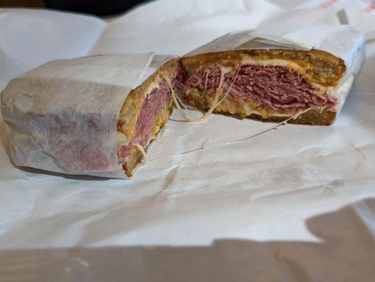 reuben for sure (excellent)