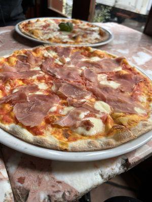 Fresh Margherita Pizza & Pizza di Parma