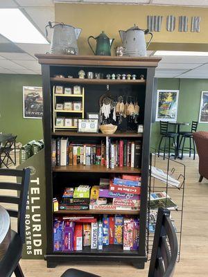 Board Games & Book Nook