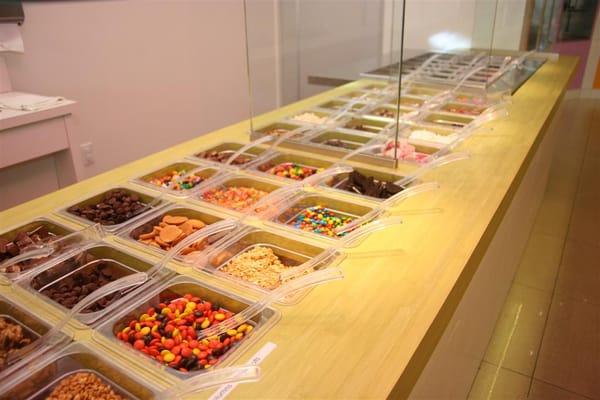 over 50 toppings