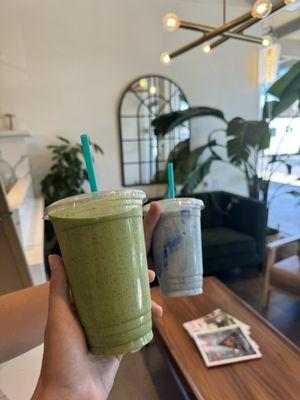 Mint cacao nib smoothie