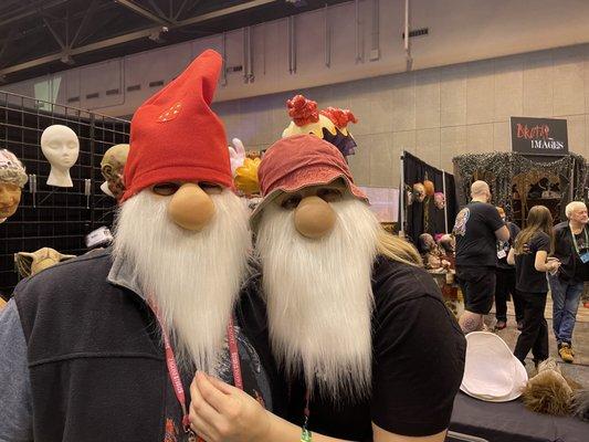 These Gnomes are everywhere.. #cutemask #cutegnome #gnomes #gmomemask #funnygnomes #normythegnome #mask #costumes