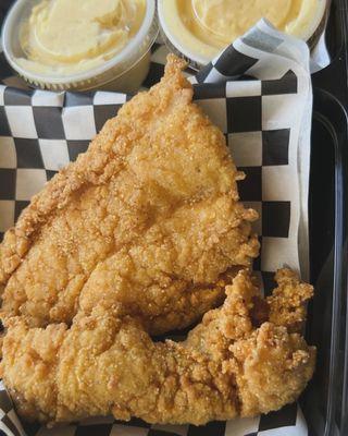 Fish Fillet with side of Potato Salad