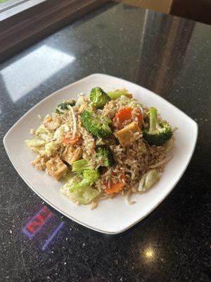 Fried Rice Vegetables and Tofu