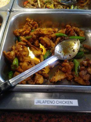 New Jalapheno Chicken. Got a dinner order to-go of this. So good!