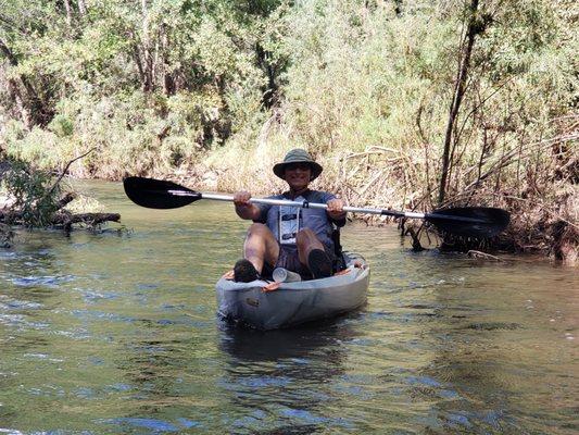 Having fun on the Verde river!