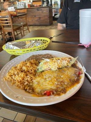 Mexican Plate at Rico's in Bulverde, Tx