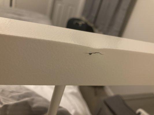 dented headboard