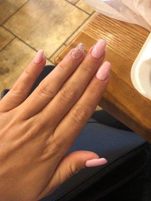 Over lay with shellac