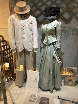 Period clothing (ladies used to take all the drapes down and just wrap them around themselves for the day)