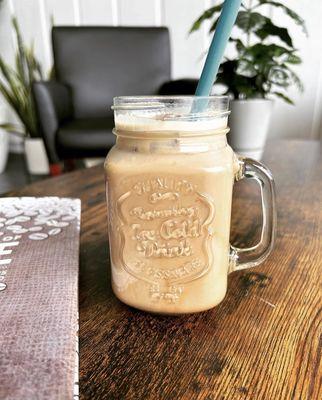 Lavender- vanilla Iced coffee