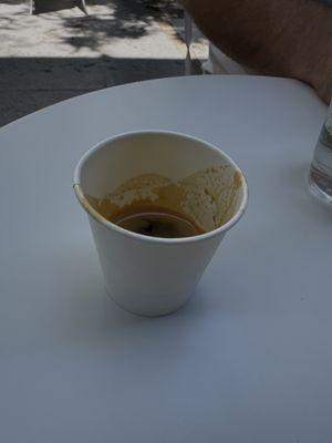 Espresso in a paper cup D: