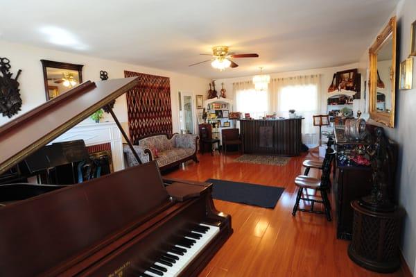 Recital room gives the opportunity for students perform in front of audience.