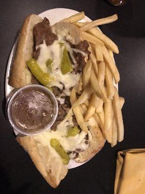 Italian beef sandwich