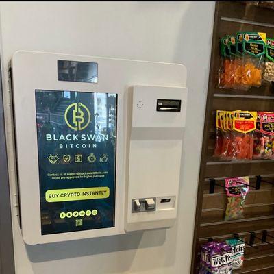 Black Swan Bitcoin ATM where you can buy bitcoin instantly.