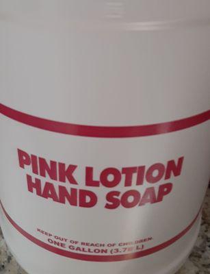 Pink Almond Hand Soap from Blake's Custodial Fullerton CA