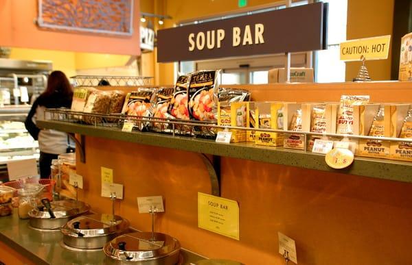 Choose from a variety of hot soups, made from scratch daily.