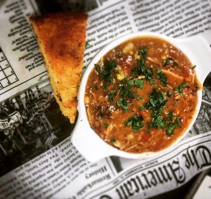 Bison Chili - one of Chef David's tasty feature dishes.