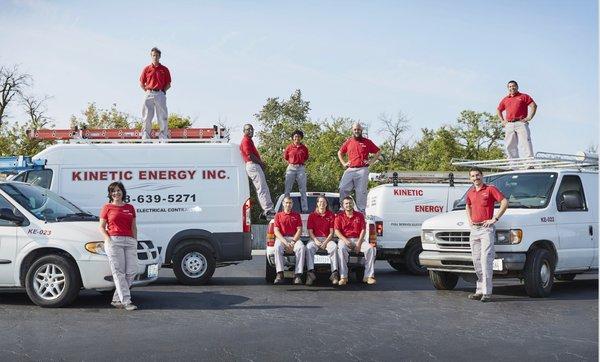 Look at us now! We washed the vans, pressed the uniforms, a few of us even trimmed the stash! Now hoping YELP will post this picture!