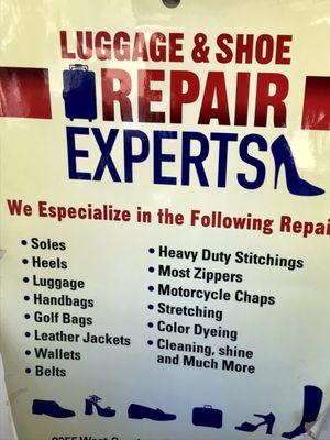 Many services offered