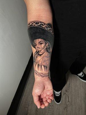 Cover up by resident artist Ghost