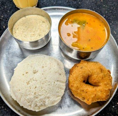 Idli & Vada. $8.25.