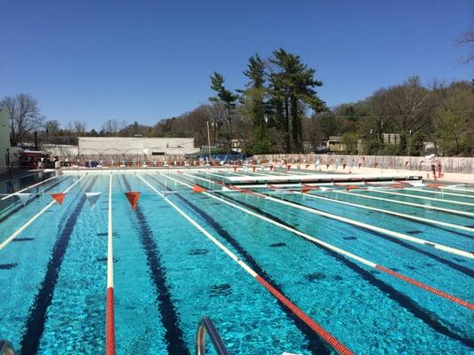 50 Meter Heated Outdoor Pool