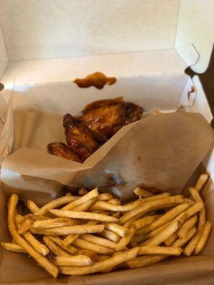 Honey BBQ Flats and Fries