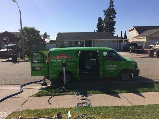 Carpet cleaning? Call SERVPRO La Puente