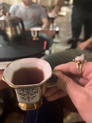 tea and hookah