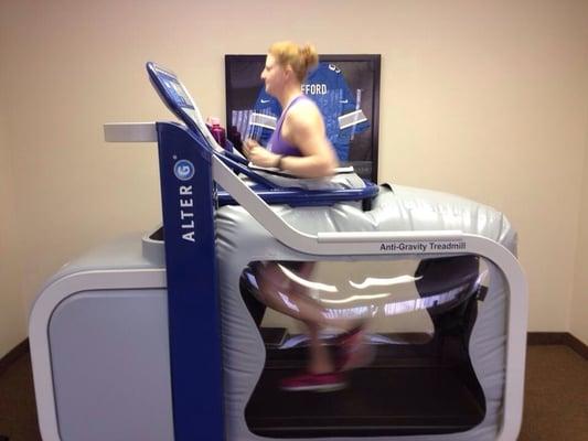 Alter G anti gravity treadmill!