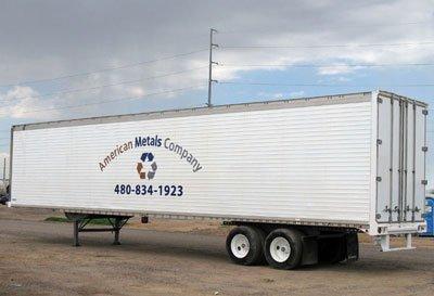 We know how to do it big! Trailer vinyl decals, installed the correct way!