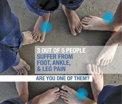 Are you suffering with foot, ankle or lower leg pain?