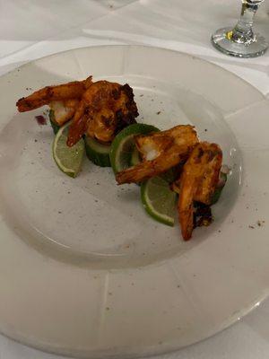 Tandoori shrimp