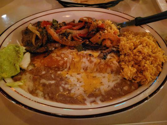 Steak Ranchero Plate.