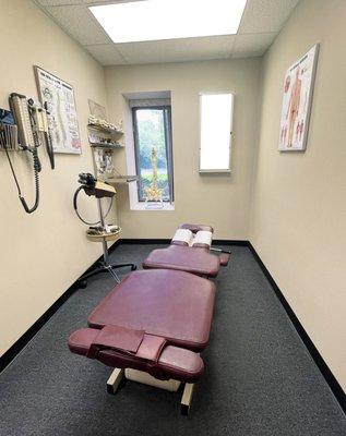 Patient Care, Dr. Baremboym's Chiropractic office room, Union County, Clark, NJ