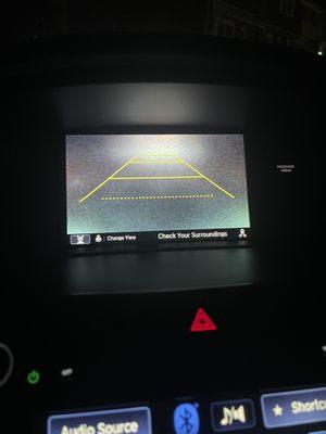 Backup Camera view (night)