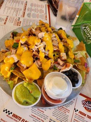 Nachos with chicken