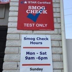 Smog check hours