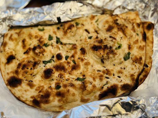 Garlic Naan; up close and personal