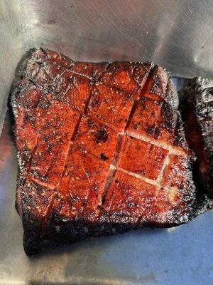 Smoked Char siu pork belly