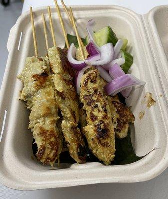 The Satay Chicken was cooked to perfection!