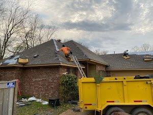 Replacing asphalt shingle roof in Queen Christina Lane neighborhood in Jackson