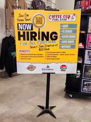 Now Hiring