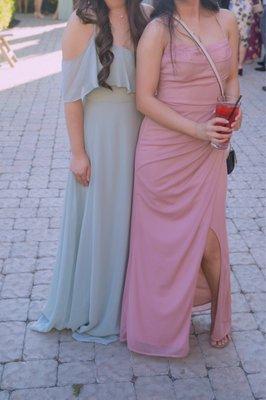 had mine and my sister's bridesmaid dresses altered here