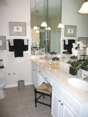 Sample Bathroom at Liberty Place Apartments