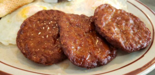 Great sausage patties with full flavor